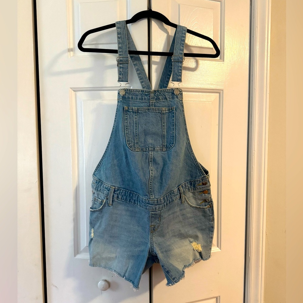Isabel Maternity Short Overalls